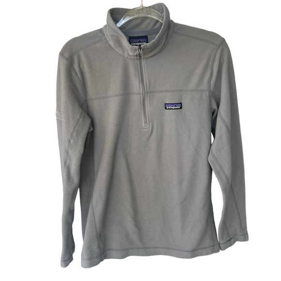 Patagonia Worn Wear Micro D Fleece Pullover Gray Small READ - Picture 1 of 10
